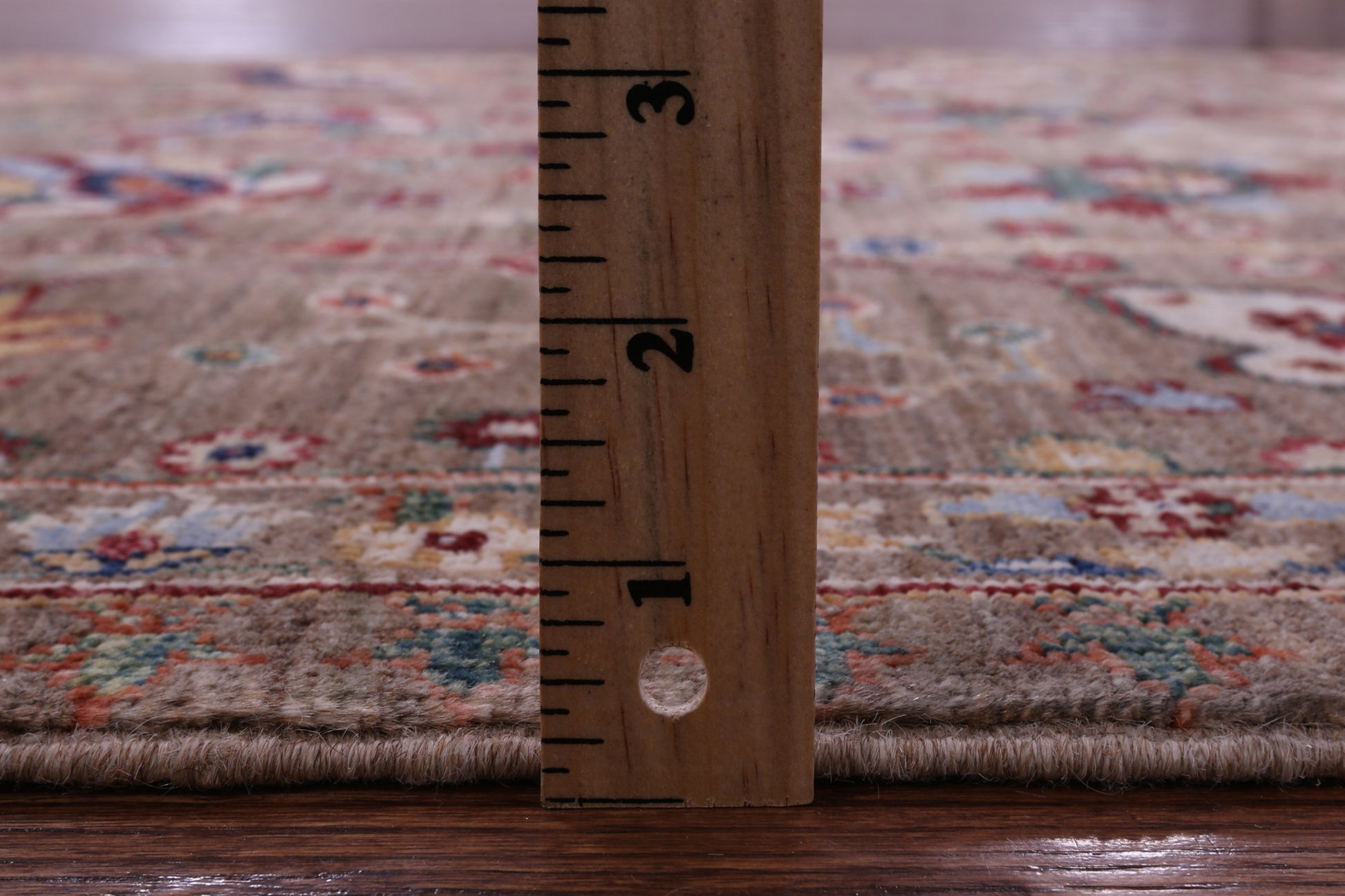 Peshawar Hand Knotted Wool Rug - 4' 2" X 6' 1" - Golden Nile
