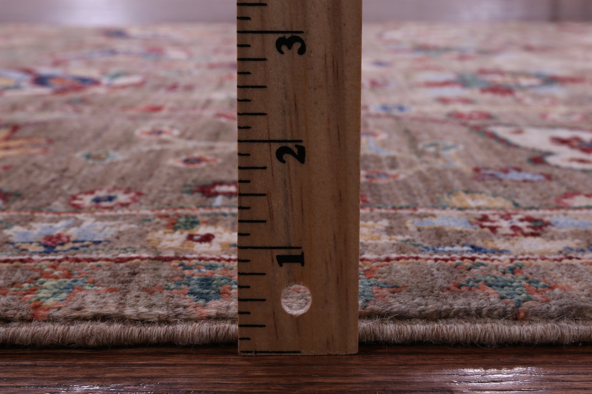 Peshawar Hand Knotted Wool Rug - 4' 2" X 6' 1" - Golden Nile