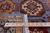 Blue Turkmen Ersari Hand Knotted Wool Rug - 4' 0" X 6' 5" - Golden Nile