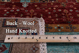 Tribal Persian Gabbeh Hand Knotted Wool Rug - 4' 1" X 6' 0" - Golden Nile