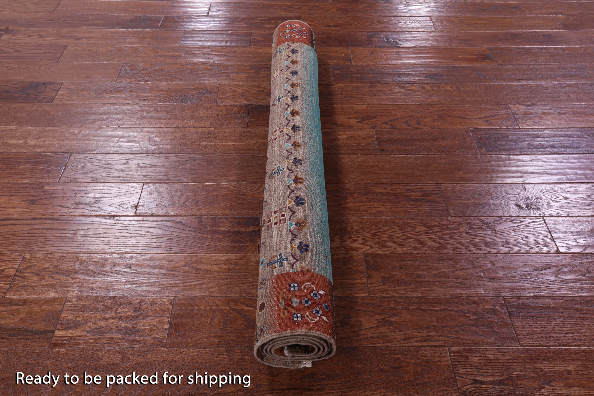 Tribal Persian Gabbeh Hand Knotted Wool Rug - 4' 1" X 6' 0" - Golden Nile