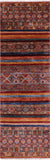 Khorjin Persian Gabbeh Hand Knotted Wool Runner Rug - 2' 9" X 9' 5" - Golden Nile