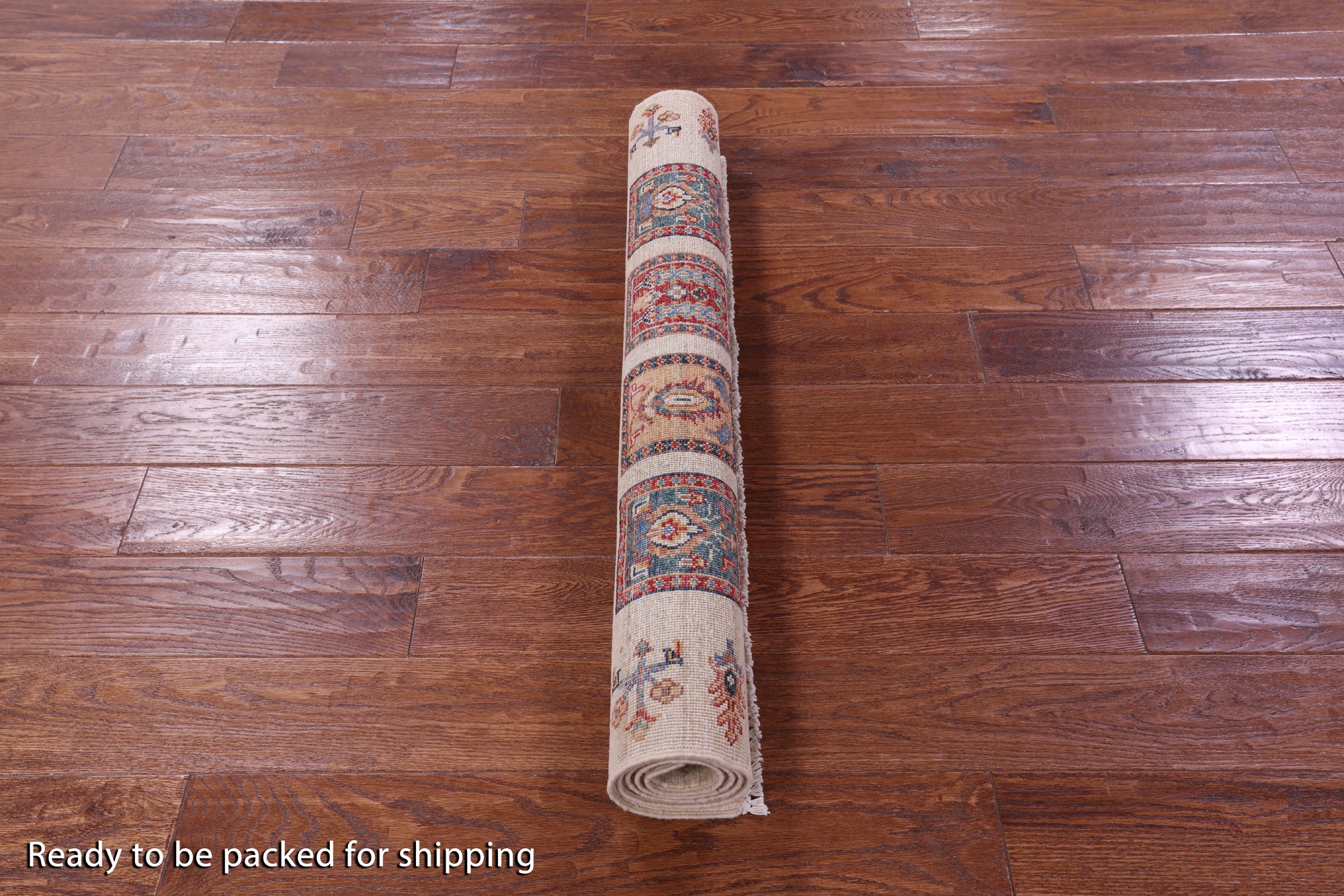 Ivory Garden Design Persian Hand Knotted Wool Rug - 3' 3" X 4' 6" - Golden Nile
