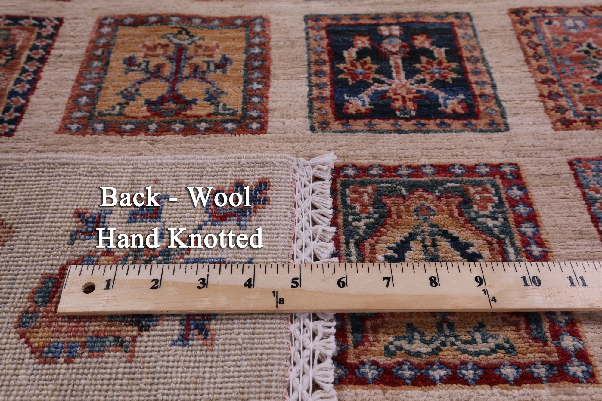 Ivory Garden Design Persian Hand Knotted Wool Rug - 3' 3" X 4' 6" - Golden Nile