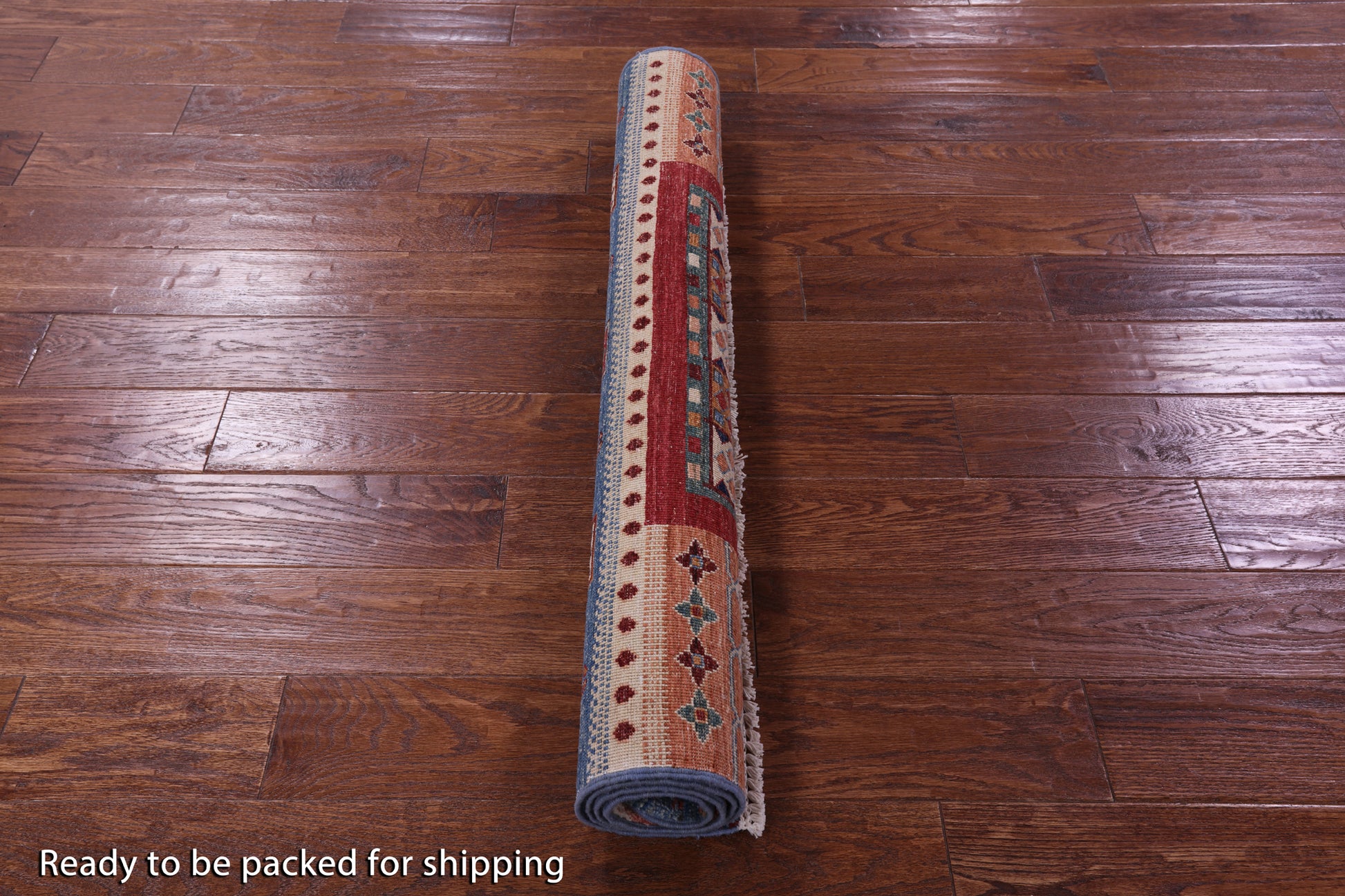 Tribal Persian Gabbeh Hand Knotted Wool Rug - 3' 6" X 4' 8" - Golden Nile