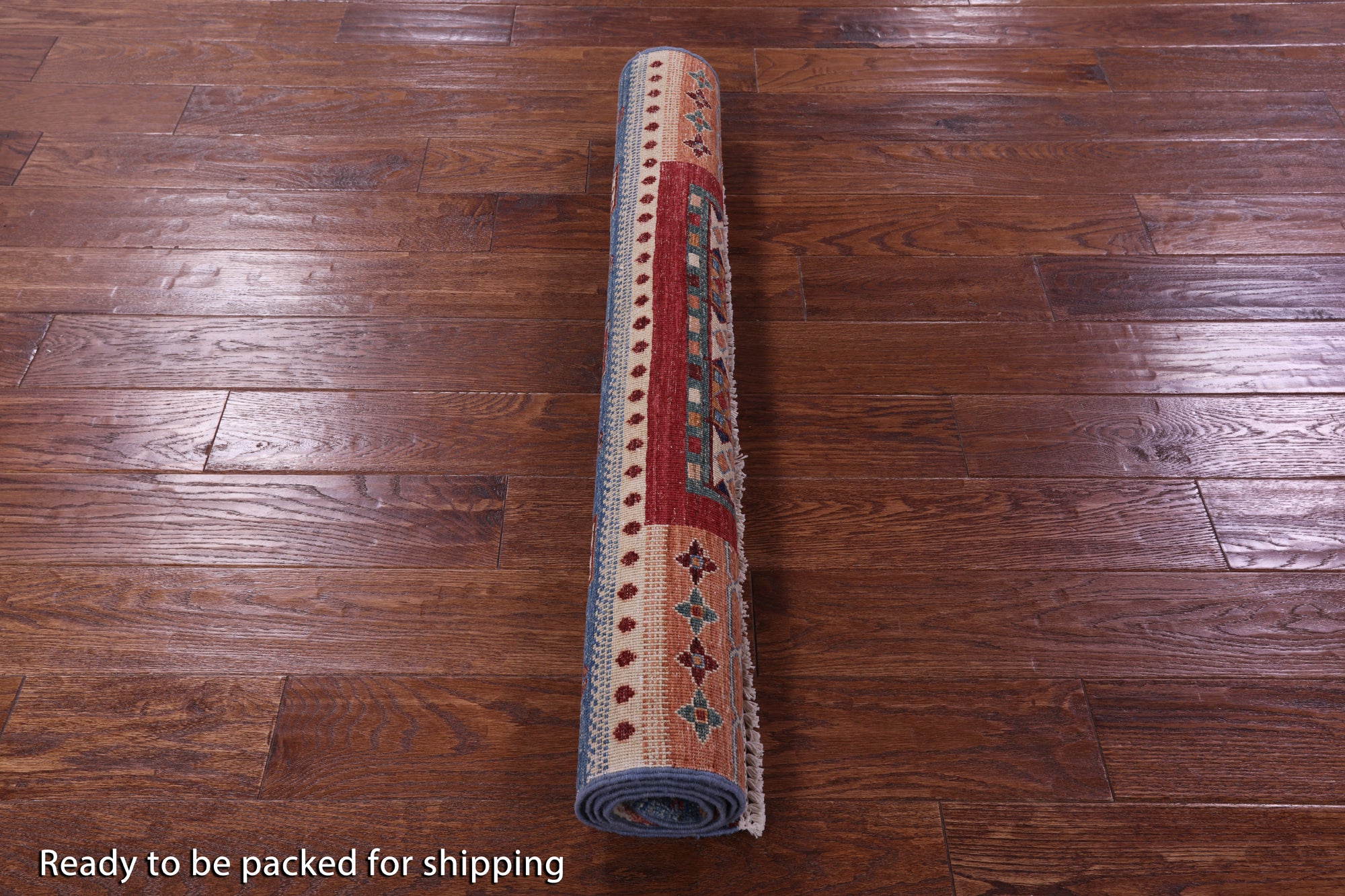 Tribal Persian Gabbeh Hand Knotted Wool Rug - 3' 6" X 4' 8" - Golden Nile