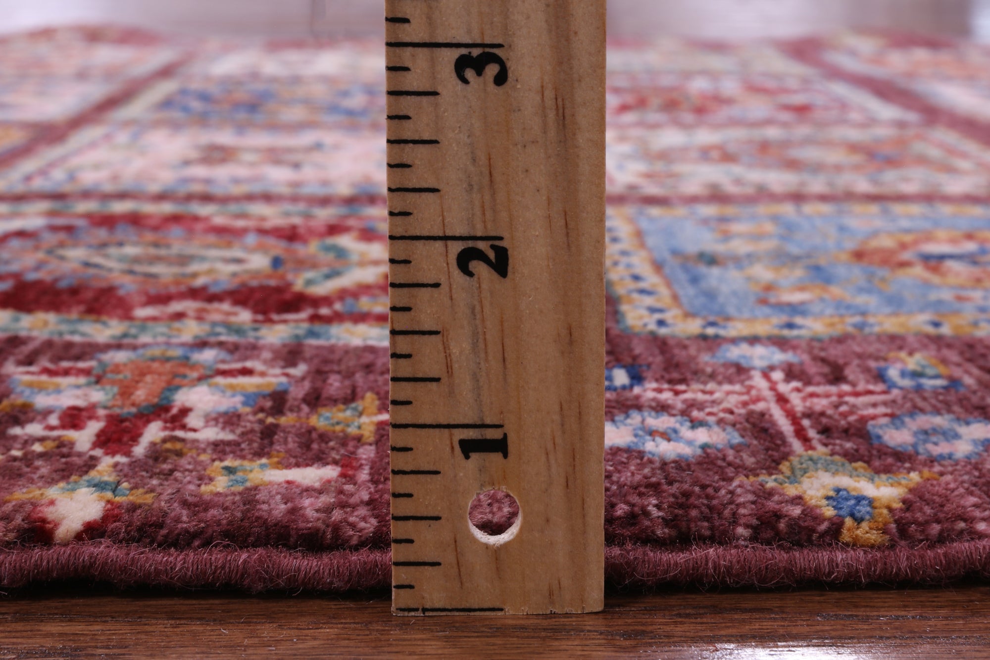 Garden Design Persian Handmade Wool Rug - 3' 1" X 4' 7" - Golden Nile