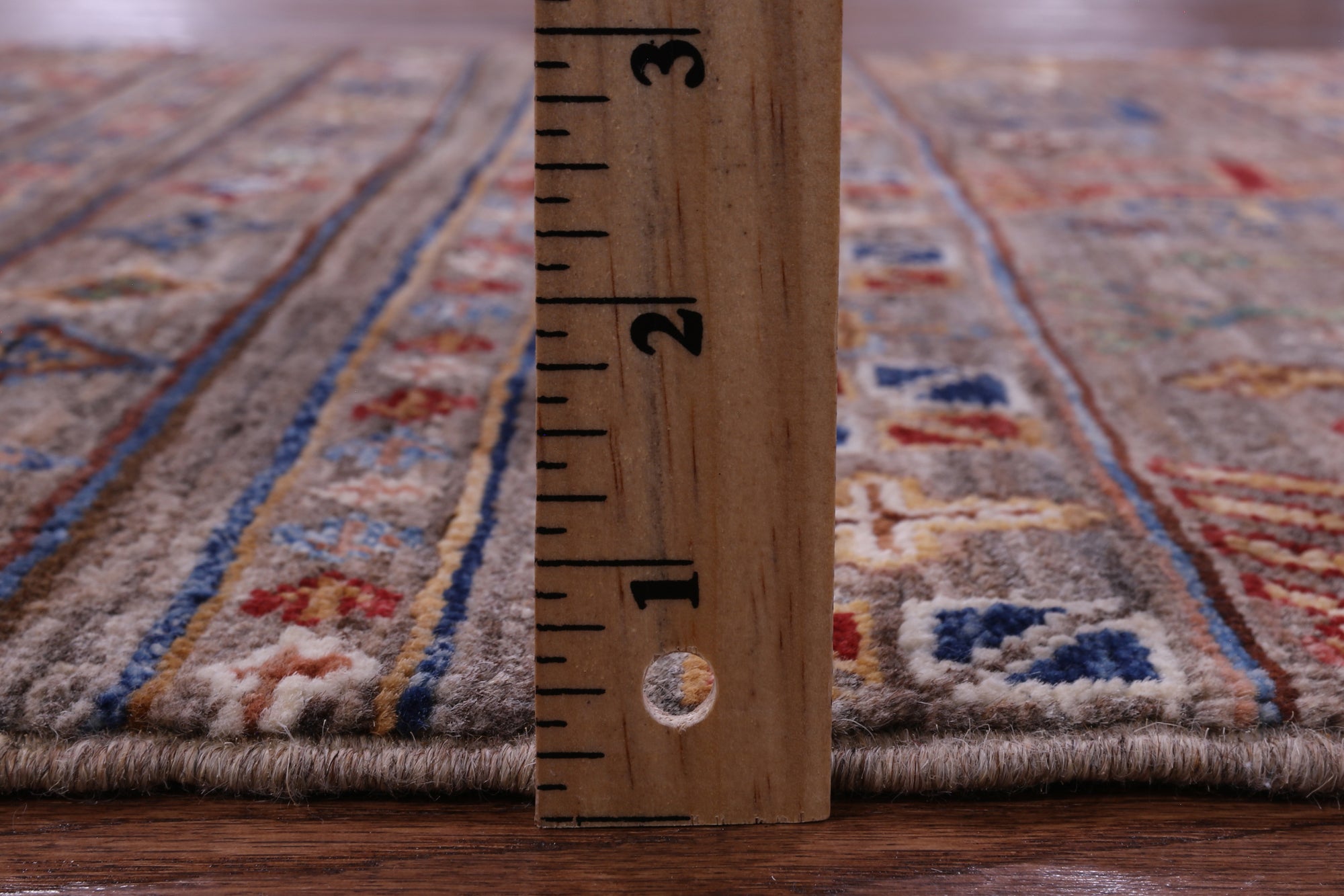 Tribal Persian Gabbeh Hand Knotted Wool Rug - 2' 7" X 4' 2" - Golden Nile