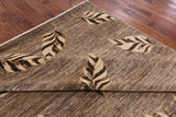 Modern Natural Handmade Wool Area Rug - 6' 8" X 7' 6" - Golden Nile