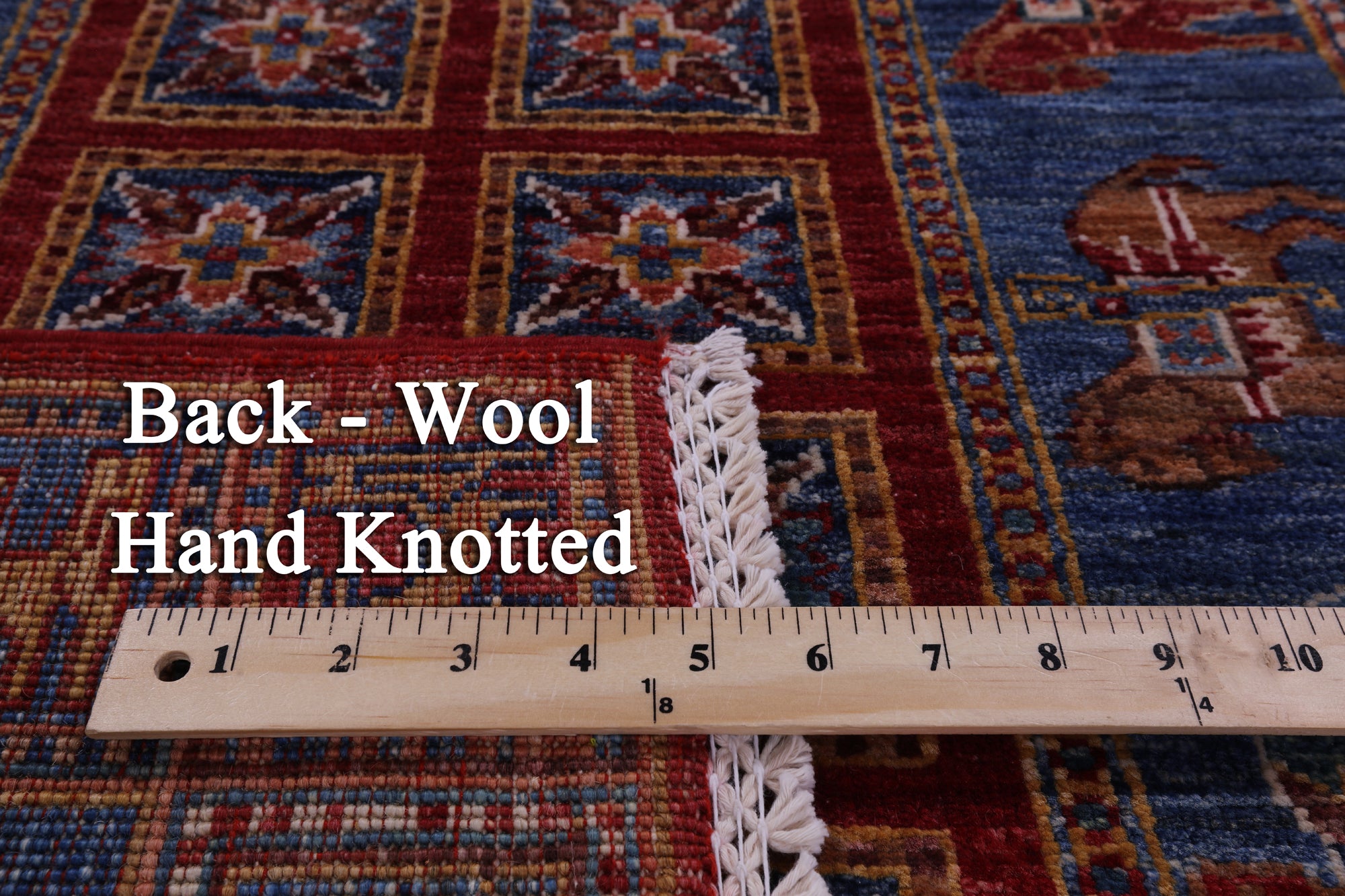 Antiqued Pazyryk Historical Design Hand Knotted Wool Runner Rug - 2' 9" X 8' 5" - Golden Nile