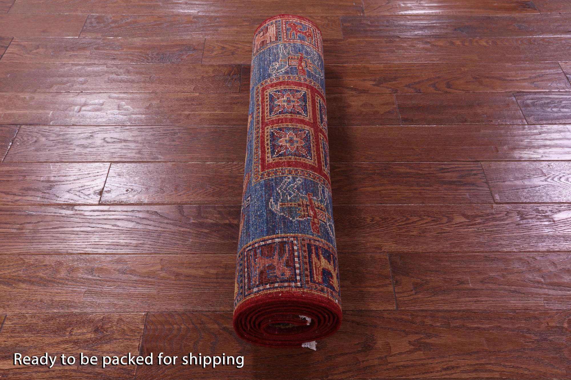Antiqued Pazyryk Historical Design Hand Knotted Wool Runner Rug - 2' 9" X 8' 5" - Golden Nile