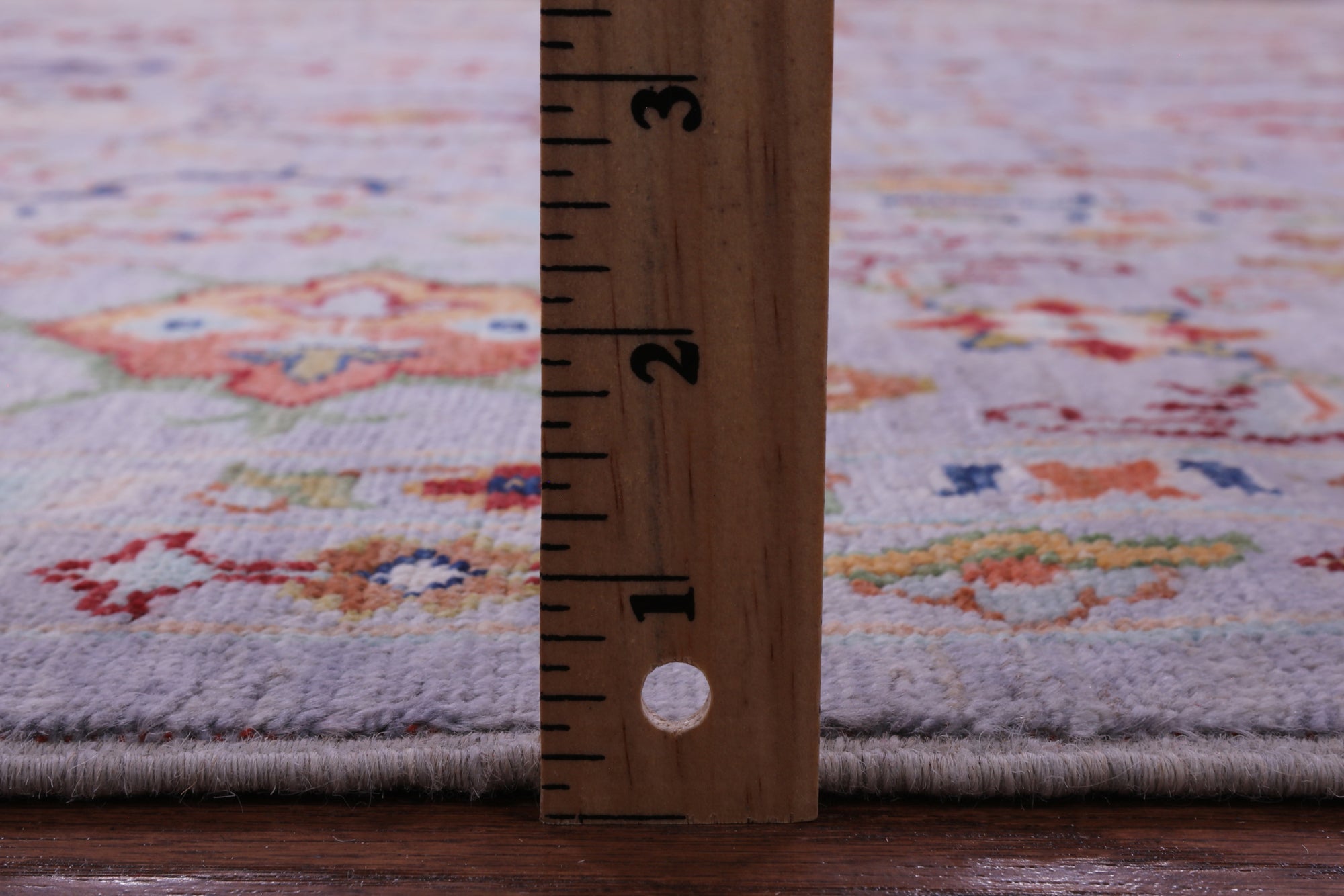 Grey Peshawar Hand Knotted Wool Rug - 6' 7" X 9' 9" - Golden Nile
