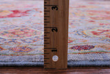 Blue Turkmen Ersari Hand Knotted Wool Rug - 6' 5" X 10' 0" - Golden Nile