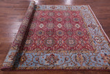Pink Persian Tabriz Handmade Wool Rug - 6' 8" X 10' 3" - Golden Nile