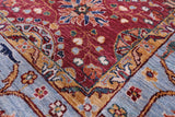 Pink Persian Tabriz Handmade Wool Rug - 6' 8" X 10' 3" - Golden Nile