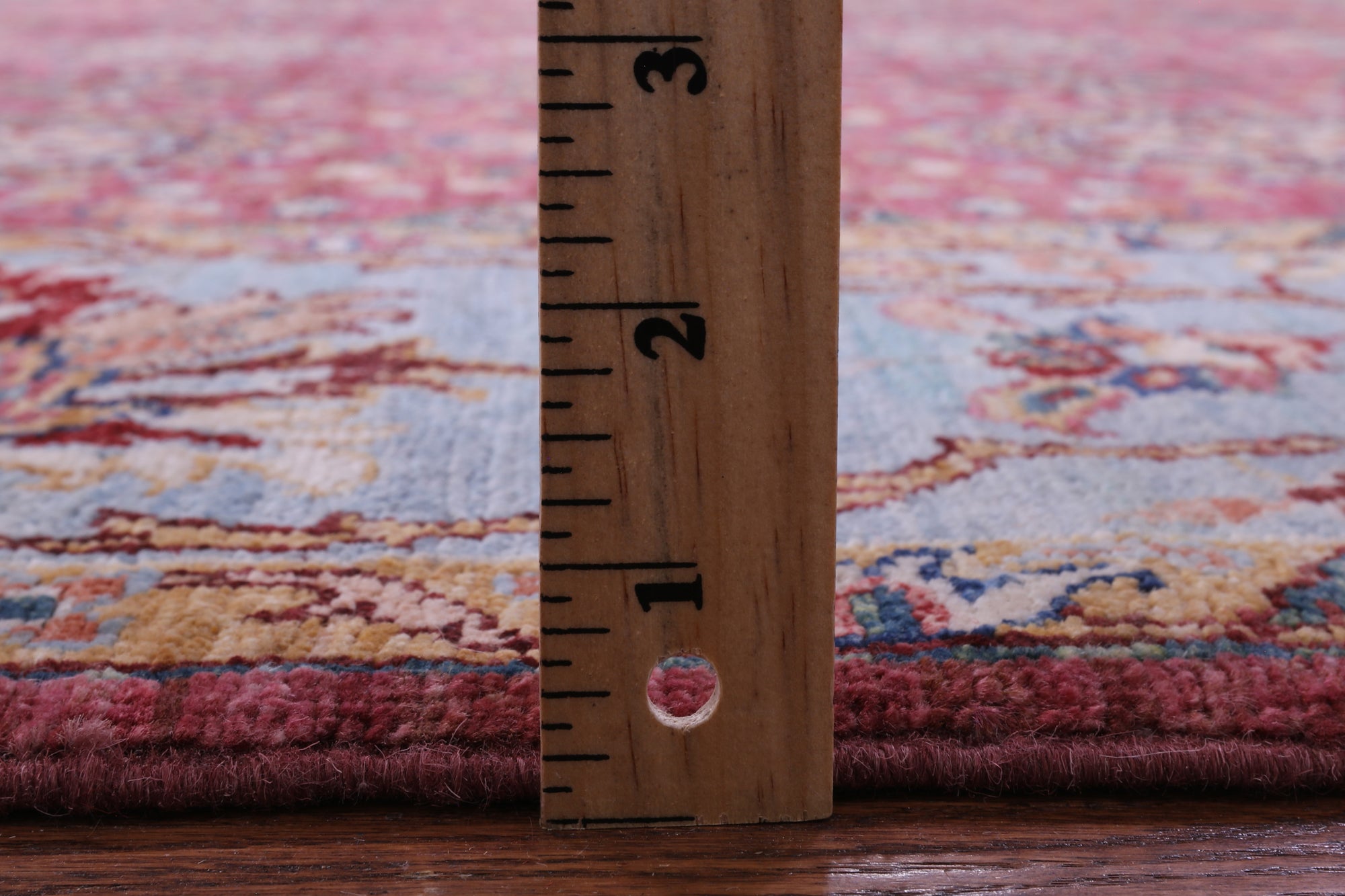 Pink Persian Tabriz Handmade Wool Rug - 6' 8" X 10' 3" - Golden Nile