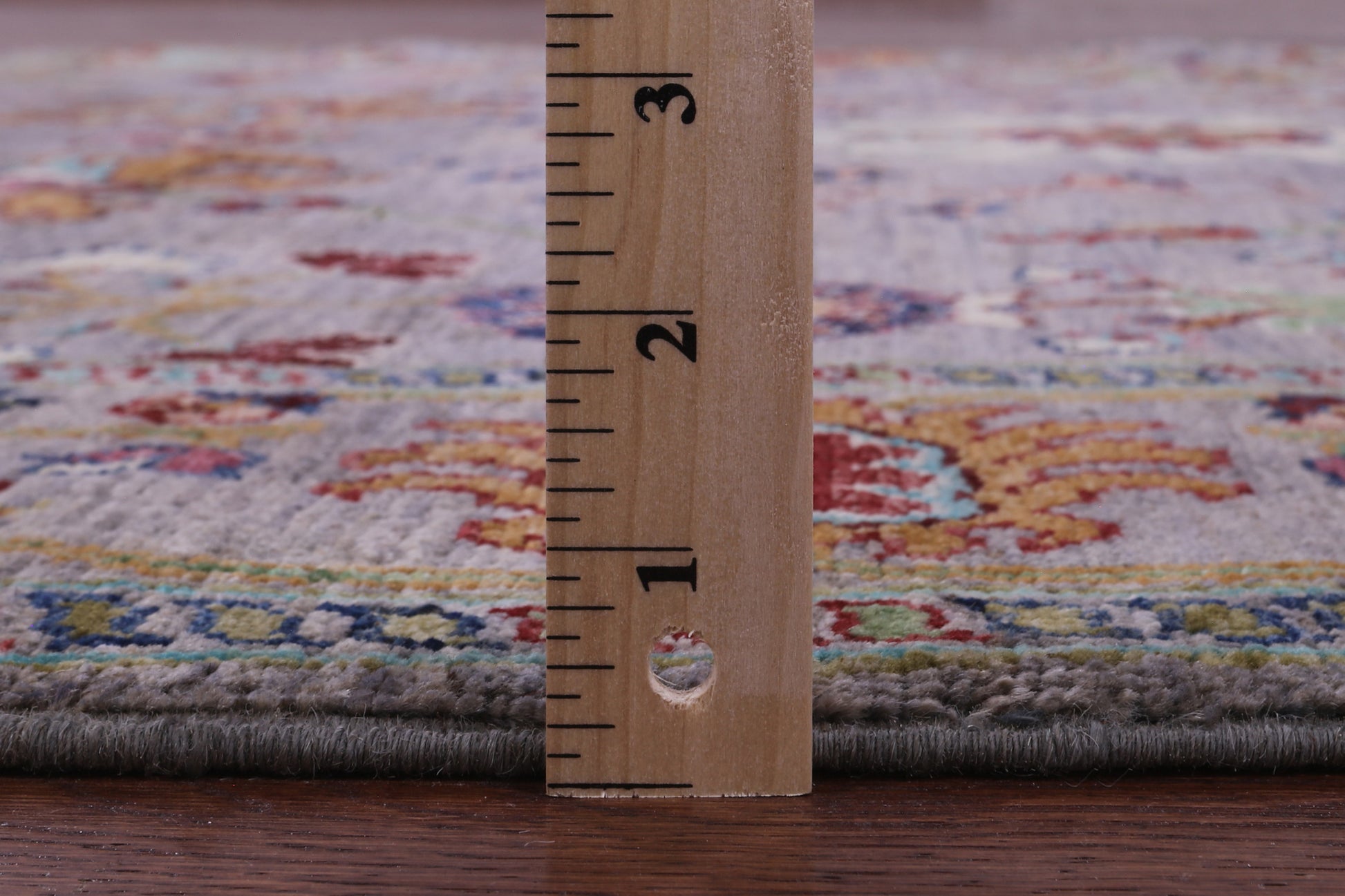 Grey Peshawar Hand Knotted Wool Rug - 5' 8" X 8' 8" - Golden Nile