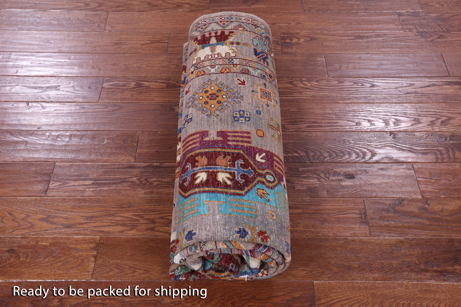 Persian Fine Serapi Hand Knotted Wool Rug - 5' 10" X 8' 3" - Golden Nile