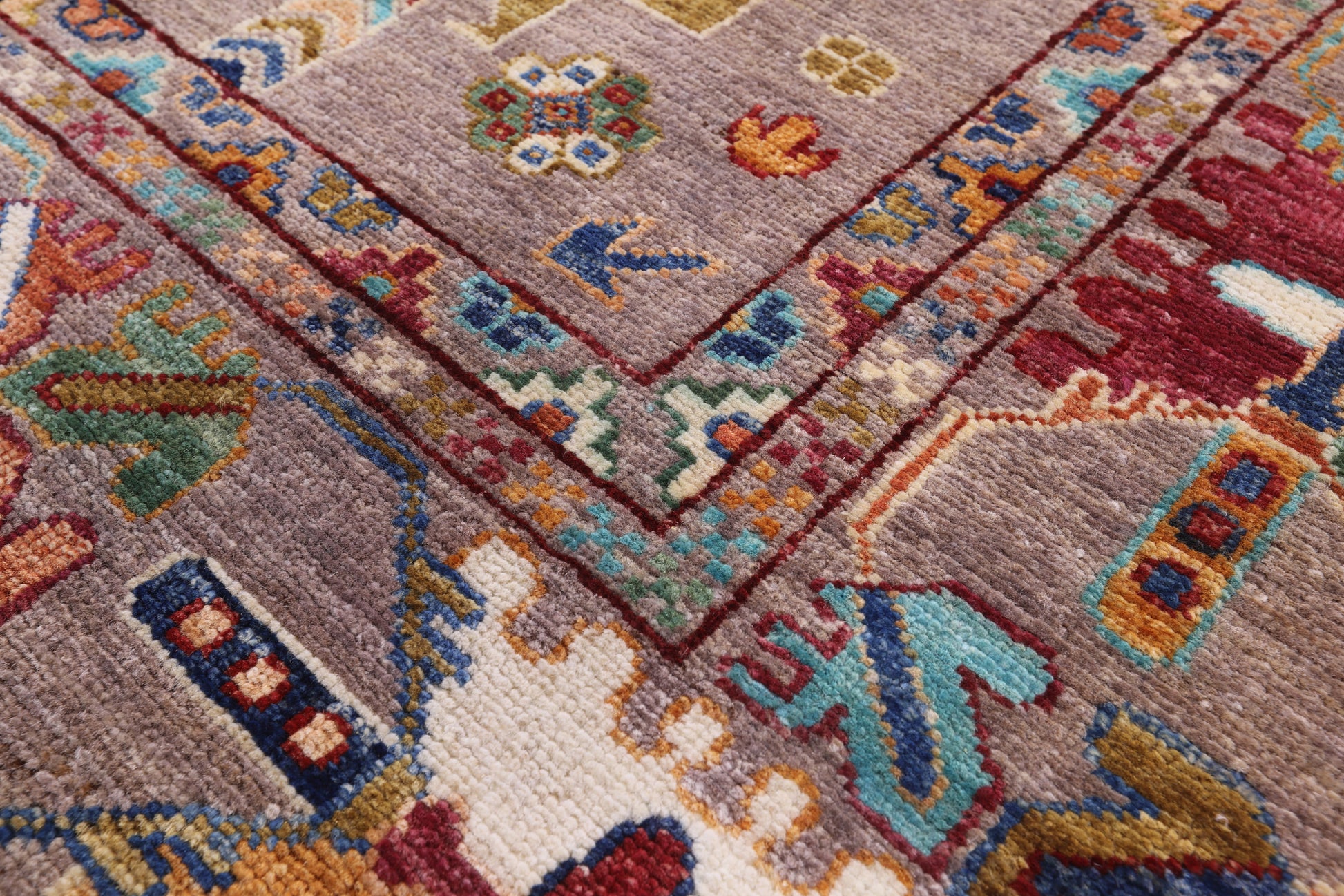 Persian Fine Serapi Hand Knotted Wool Rug - 5' 10" X 8' 3" - Golden Nile
