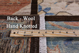 William Morris Stained Glass Hand Knotted Wool Rug - 6' 2" X 9' 2" - Golden Nile