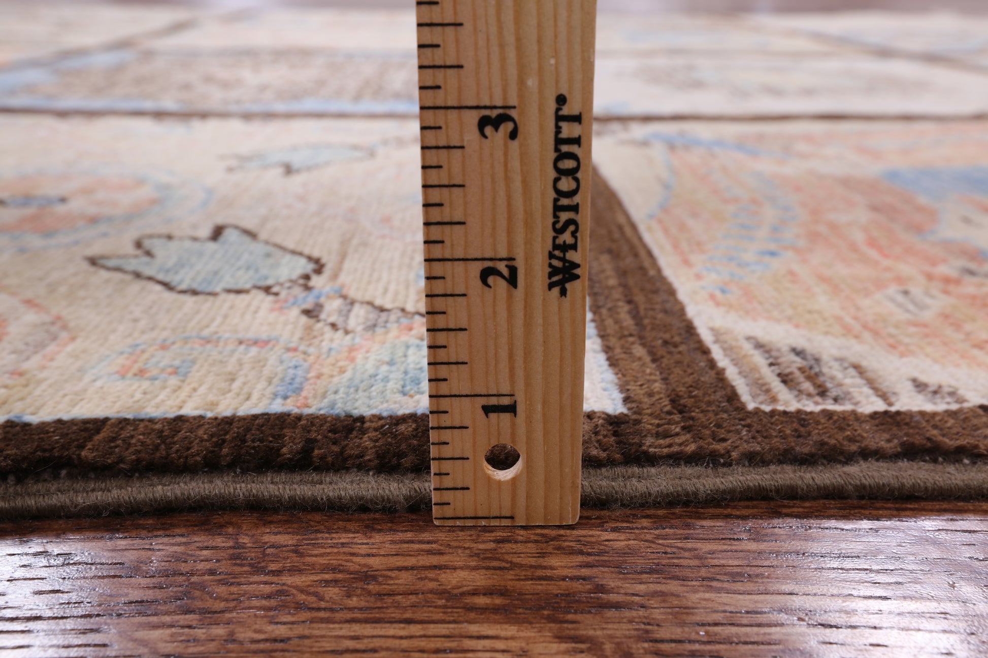 William Morris Stained Glass Hand Knotted Wool Rug - 6' 2" X 9' 2" - Golden Nile