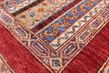 Shall Persian Gabbeh Hand Knotted Wool Runner Rug - 2' 9" X 10' 1" - Golden Nile