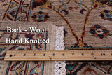 Peshawar Hand Knotted Wool Rug - 8' 3" X 11' 4" - Golden Nile