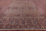 Khorjin Persian Gabbeh Hand Knotted Wool Rug - 8' 1" X 10' 10" - Golden Nile