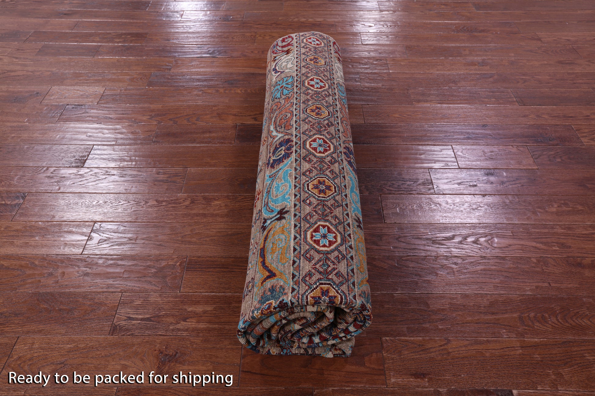 Khorjin Persian Gabbeh Hand Knotted Wool Rug - 8' 1" X 10' 10" - Golden Nile