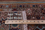 Khorjin Persian Gabbeh Hand Knotted Wool Rug - 8' 1" X 10' 10" - Golden Nile