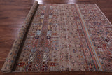 Khorjin Persian Gabbeh Hand Knotted Wool Rug - 8' 1" X 10' 10" - Golden Nile
