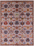 Persian Fine Serapi Handmade Wool Rug - 9' 1" X 11' 9" - Golden Nile