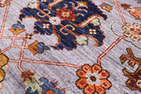 Persian Fine Serapi Handmade Wool Rug - 9' 1" X 11' 9" - Golden Nile
