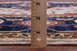 Ivory Persian Fine Serapi Hand Knotted Wool Rug - 7' 11" X 10' 3" - Golden Nile