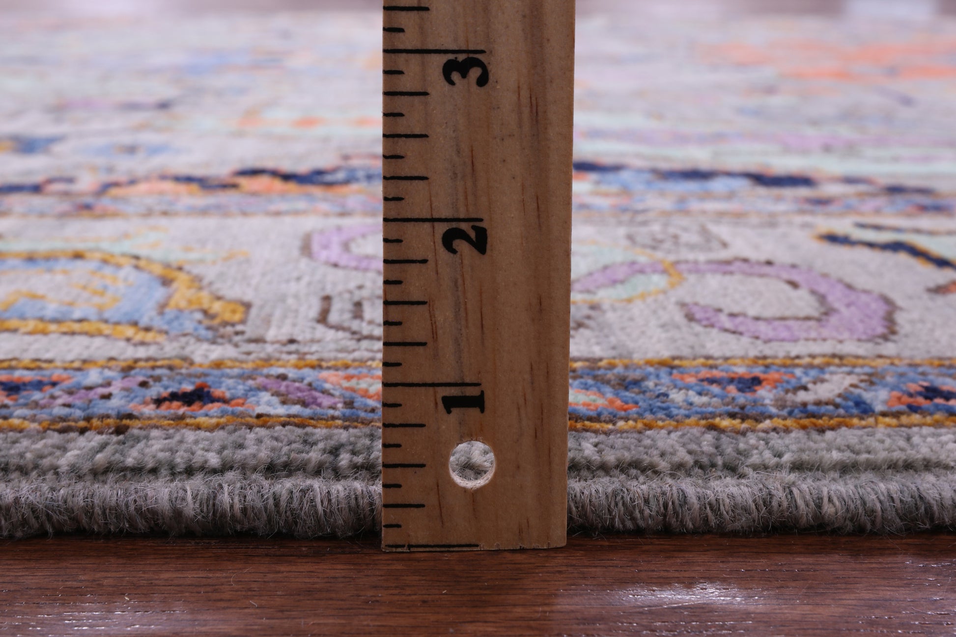 Grey Persian Fine Serapi Hand Knotted Wool Rug - 6' 1" X 8' 10" - Golden Nile
