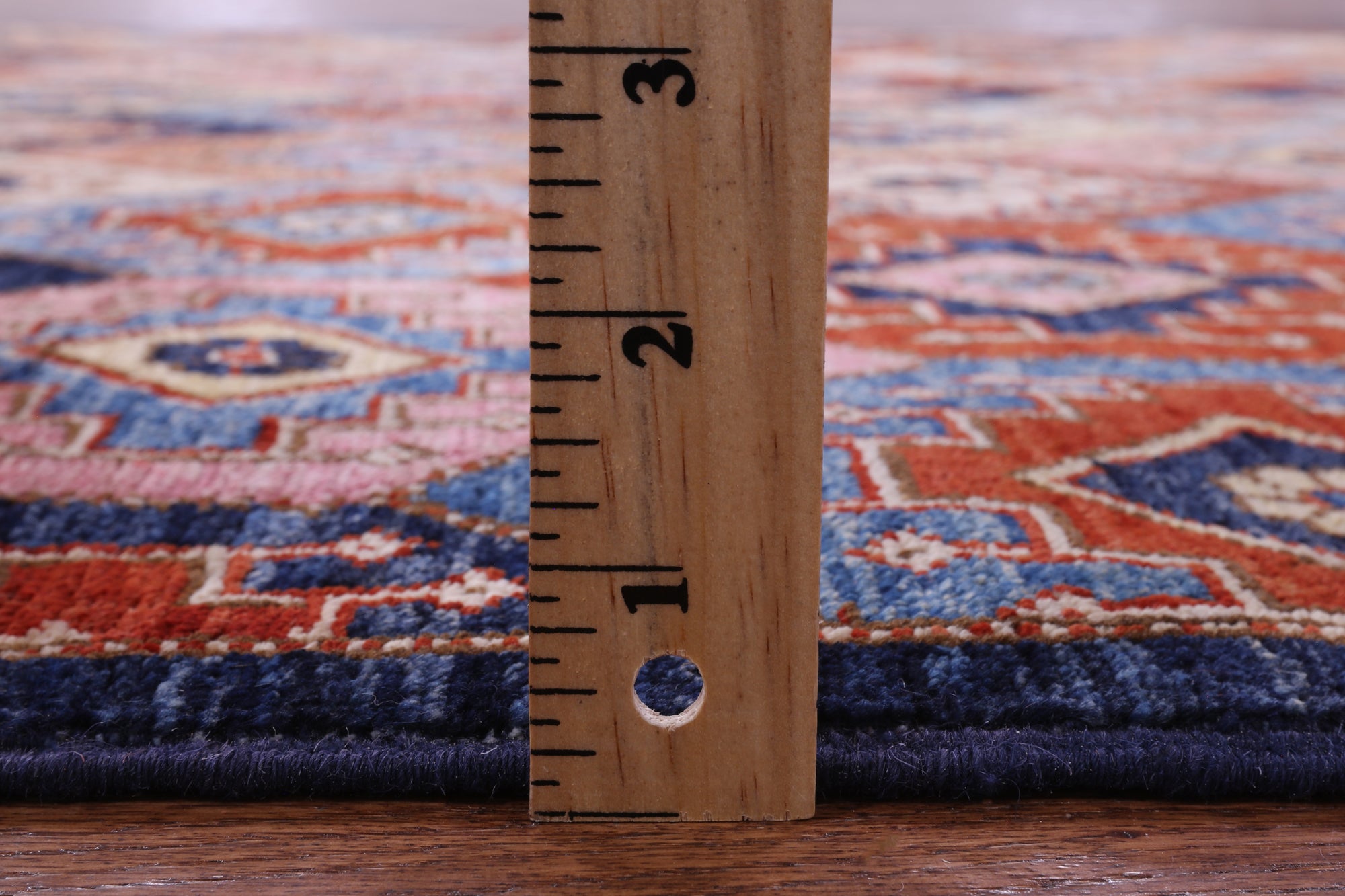 Shall Persian Gabbeh Hand Knotted Wool Rug - 5' 3" X 7' 8" - Golden Nile