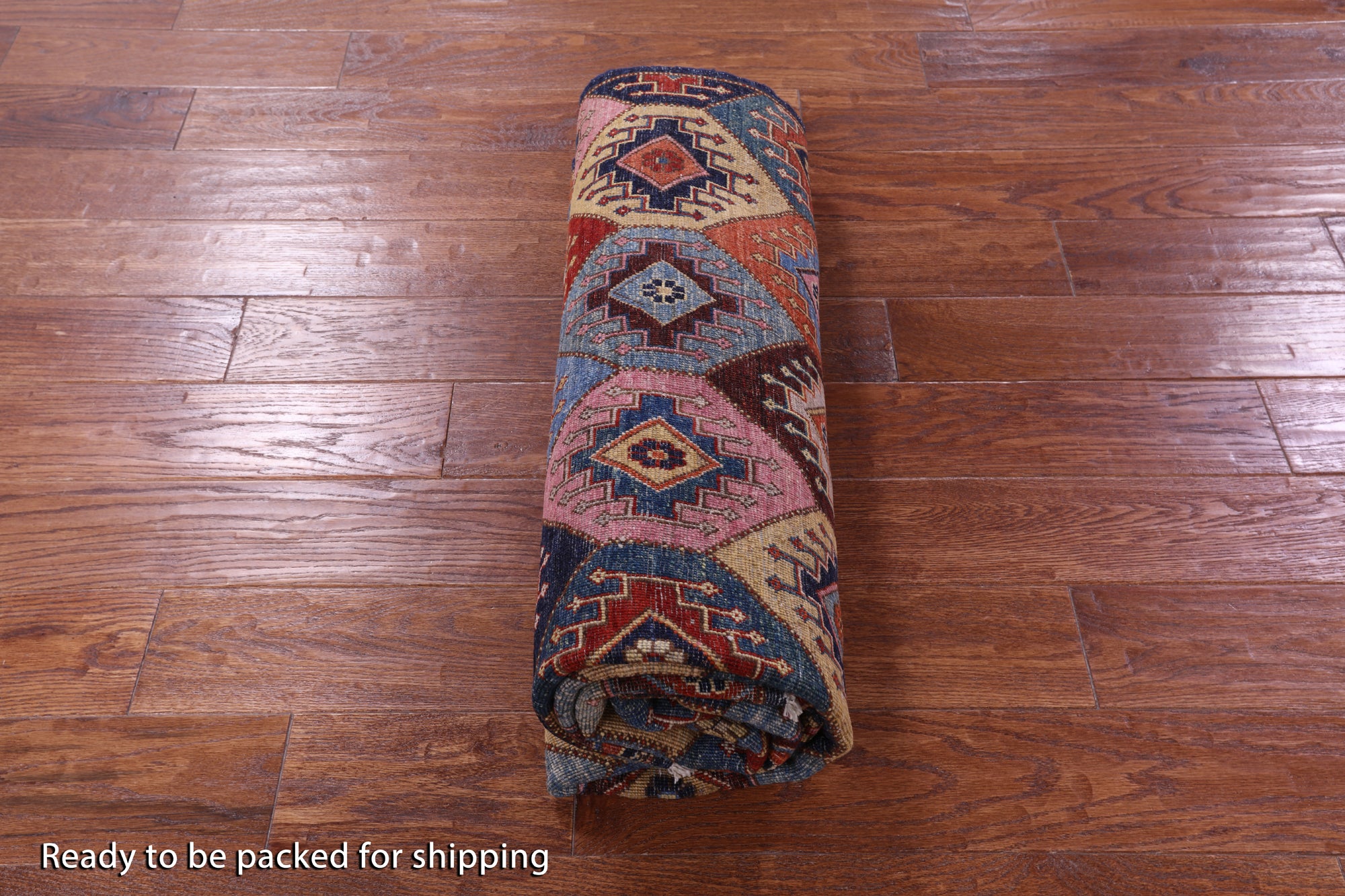 Shall Persian Gabbeh Hand Knotted Wool Rug - 5' 3" X 7' 8" - Golden Nile