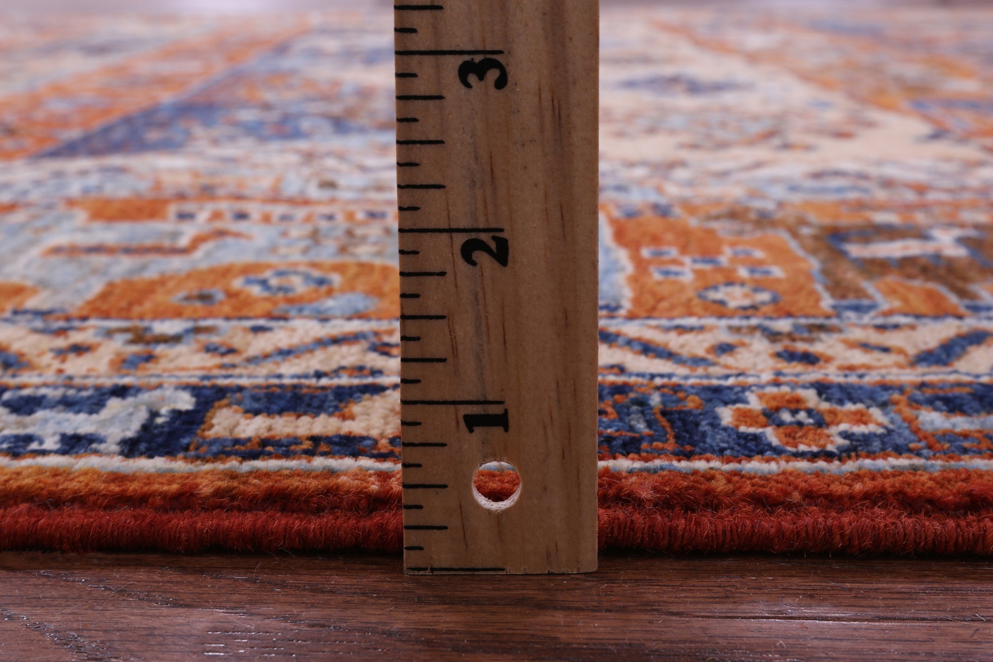 Tribal Persian Gabbeh Handmade Wool Rug - 6' 2" X 9' 2" - Golden Nile