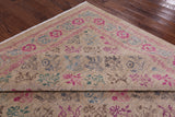 William Morris Handmade Wool Area Rug - 9' 1" X 11' 9" - Golden Nile