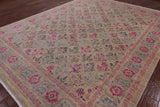 William Morris Handmade Wool Area Rug - 9' 1" X 11' 9" - Golden Nile