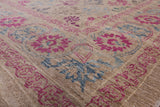 William Morris Handmade Wool Area Rug - 9' 1" X 11' 9" - Golden Nile