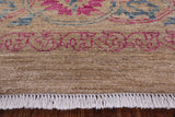 William Morris Handmade Wool Area Rug - 9' 1" X 11' 9" - Golden Nile