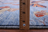 Blue Fish Design Persian Gabbeh Hand Knotted Wool Rug - 6' 1" X 8' 8" - Golden Nile