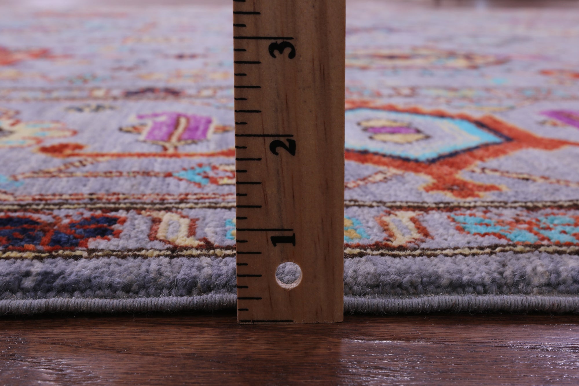 Grey Persian Fine Serapi Hand Knotted Wool Rug - 8' 0" X 10' 1" - Golden Nile