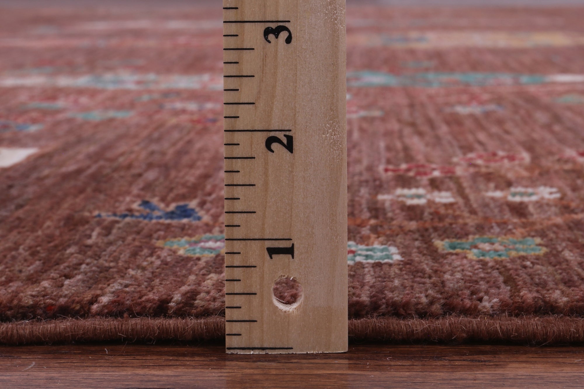Brown Tribal Persian Gabbeh Hand Knotted Wool Rug - 7' 0" X 9' 7" - Golden Nile