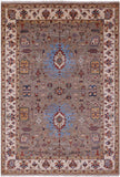 Persian Tabriz Hand Knotted Wool Rug - 6' 8" X 9' 9" - Golden Nile