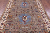 Persian Tabriz Hand Knotted Wool Rug - 6' 8" X 9' 9" - Golden Nile