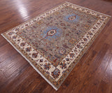 Persian Tabriz Hand Knotted Wool Rug - 6' 8" X 9' 9" - Golden Nile