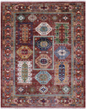 Turkmen Ersari Hand Knotted Wool Rug - 5' 0" X 6' 5" - Golden Nile