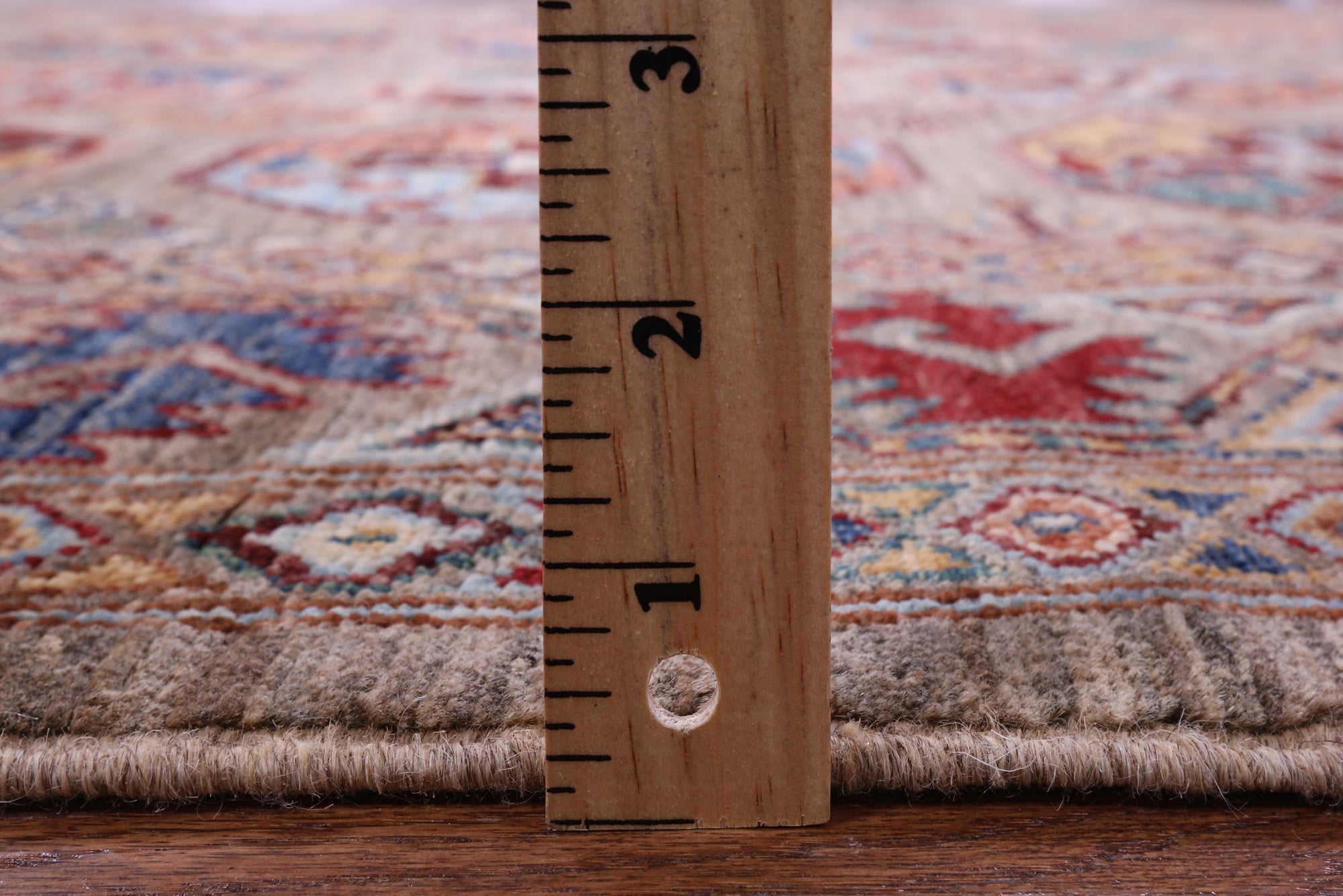 Turkmen Ersari Handmade Wool Rug - 5' 1" X 6' 7" - Golden Nile